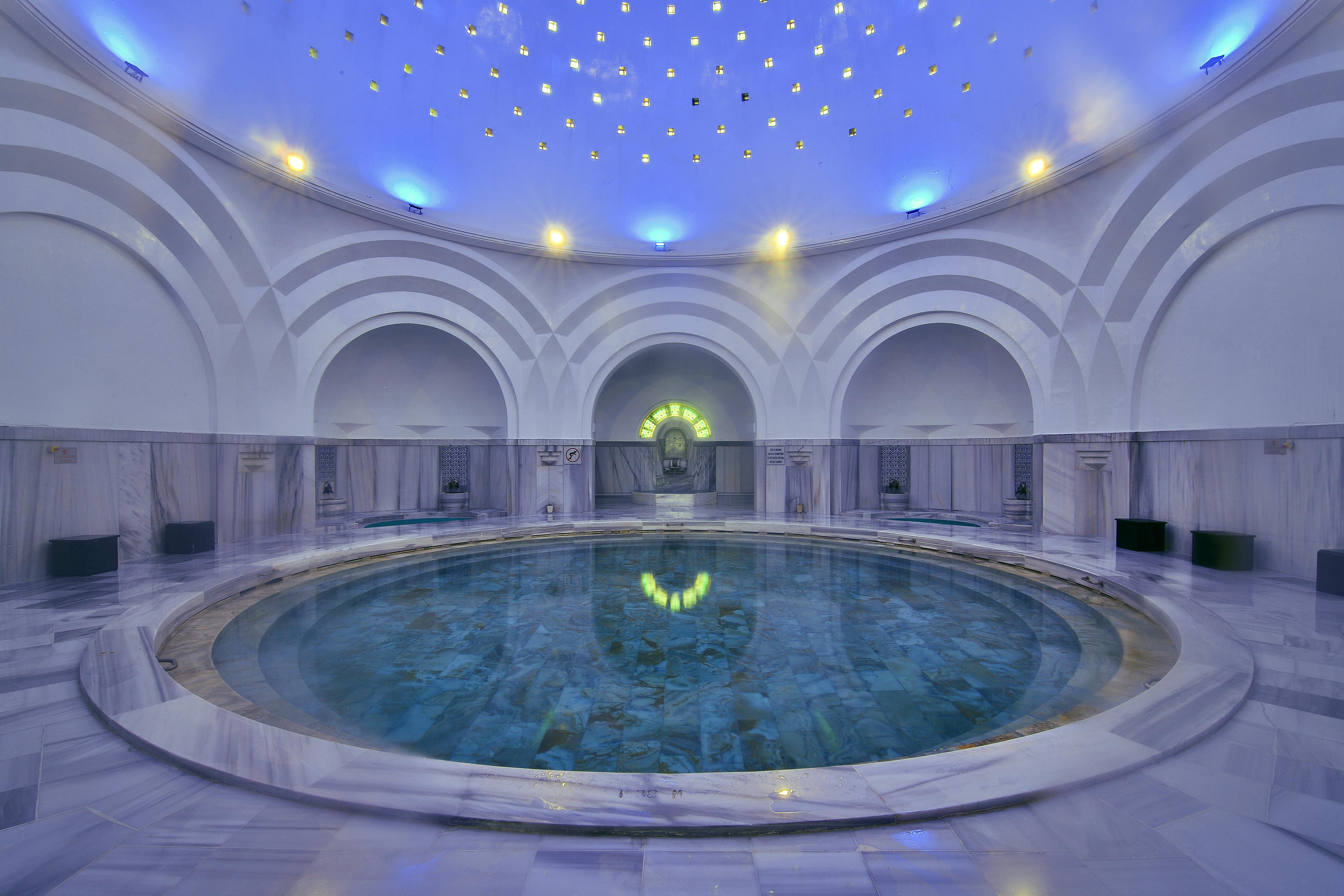 โรงแรมเซลิก พาเลซ คอนเวนชั่น เซ็นเตอร์ เทอร์มอล สปา บูร์ซา ภายนอก รูปภาพ The interior of the spa