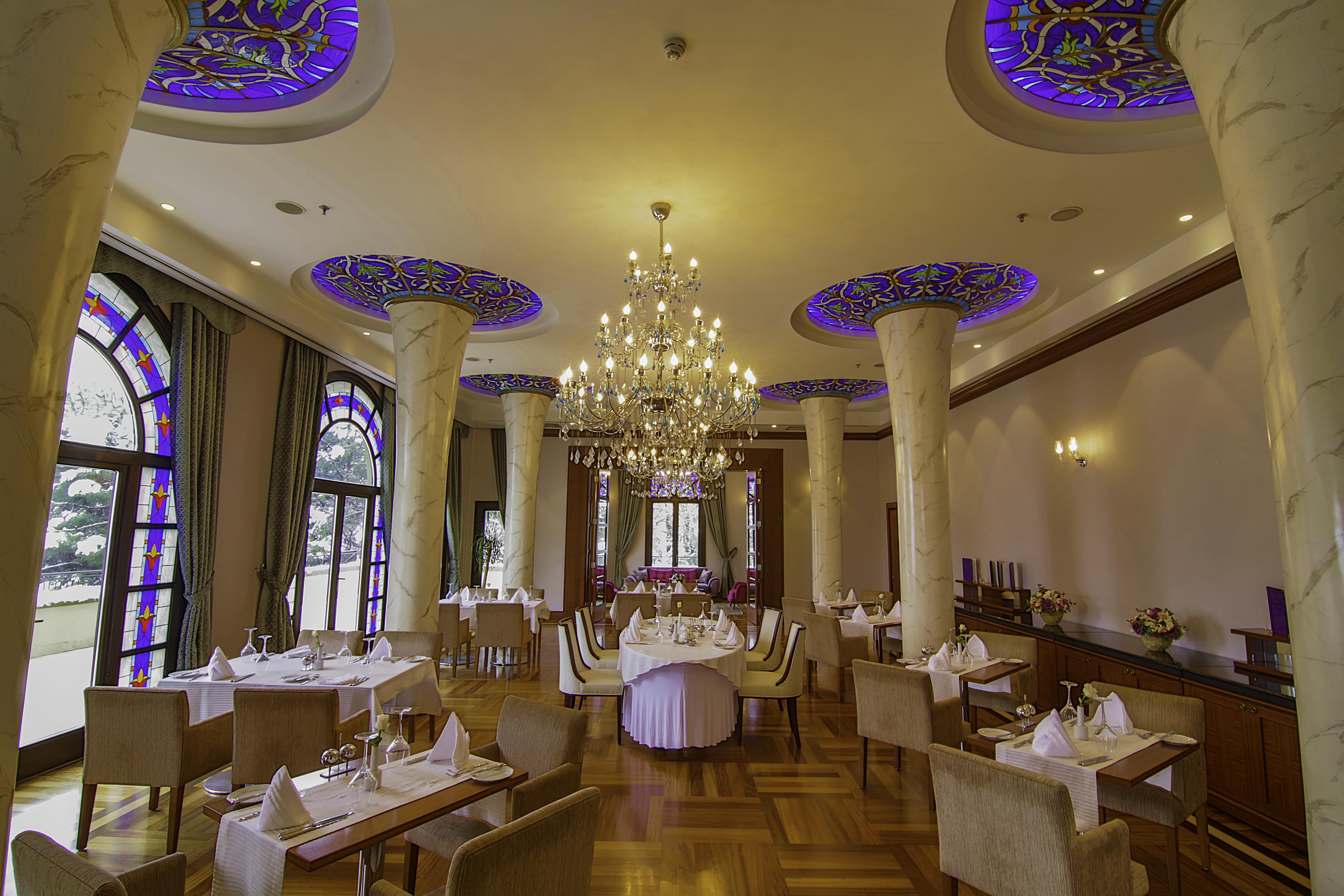 โรงแรมเซลิก พาเลซ คอนเวนชั่น เซ็นเตอร์ เทอร์มอล สปา บูร์ซา ภายนอก รูปภาพ The restaurant